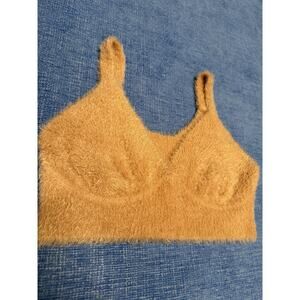 Jonathan SIMKHAI Caroline Feathered Rib Bra Size M